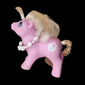 My Little Pony MLP Tiddly-winks Pink BIB G1 VTG 1985 HASBRO